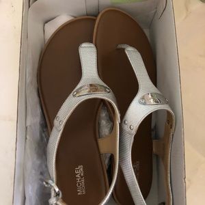 Michal Kors metallic Silver